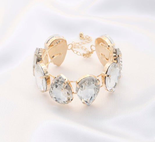 Teardrop Crystal Bracelet