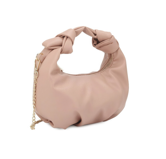 Smooth Round Handle Zipper Bag