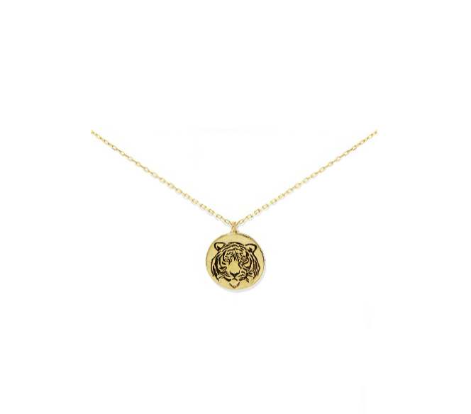 18k Gold Rhodium Dipped Respect Necklace