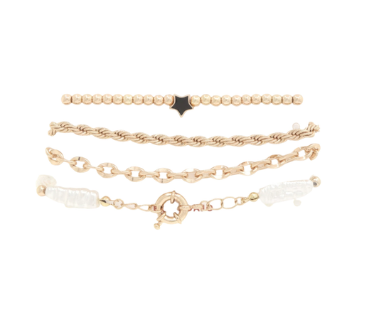 Sodajo Star Beaded Bracelet Set