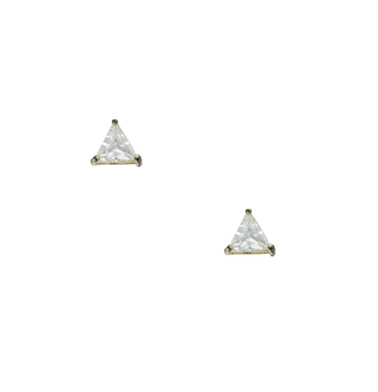 Triangle 7mm Crystal Stud Earring